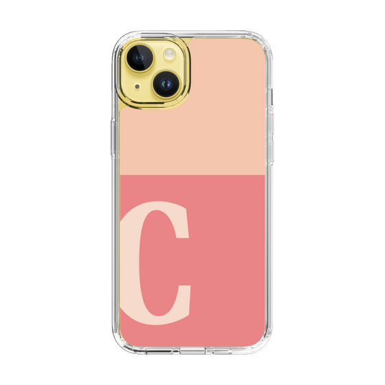 Slim Protection Case［ Original - initial two tone - C pink ］