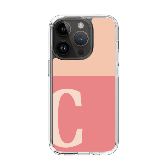 Slim Protection Case［ Original - initial two tone - C pink ］