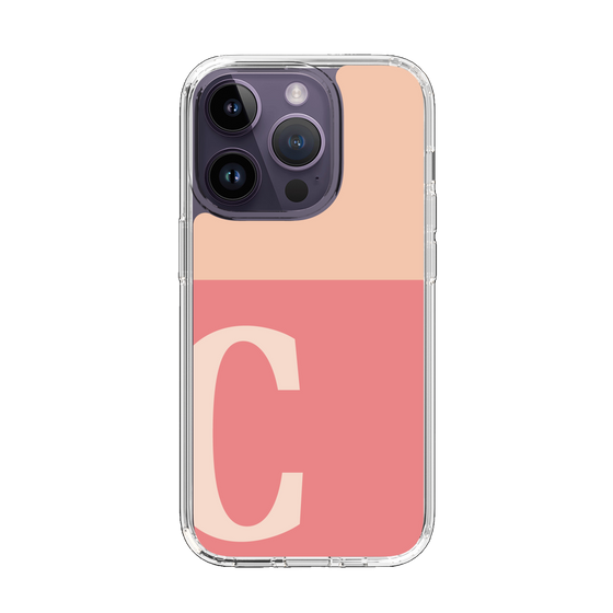 Slim Protection Case［ Original - initial two tone - C pink ］