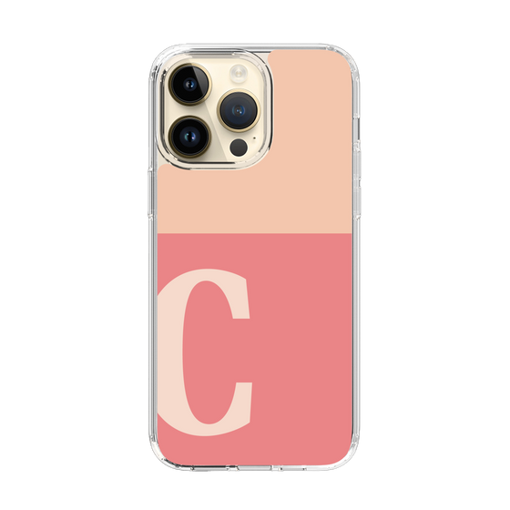 Slim Protection Case［ Original - initial two tone - C pink ］