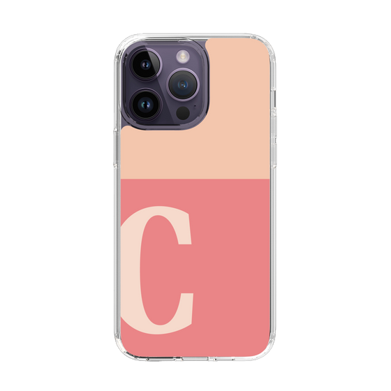 Slim Protection Case［ Original - initial two tone - C pink ］