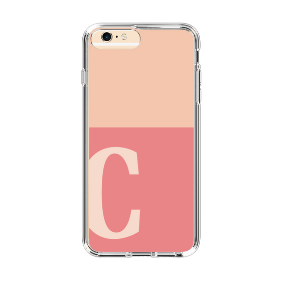 Slim Protection Case［ Original - initial two tone - C pink ］
