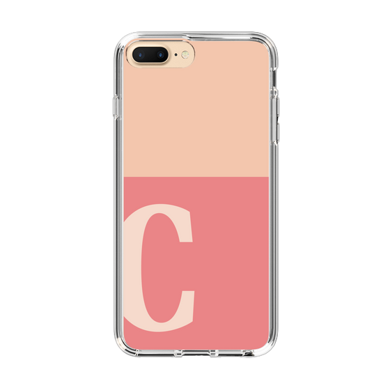 Slim Protection Case［ Original - initial two tone - C pink ］
