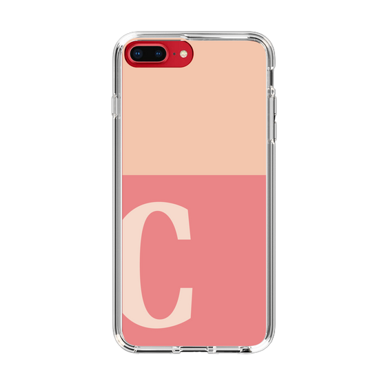 Slim Protection Case［ Original - initial two tone - C pink ］