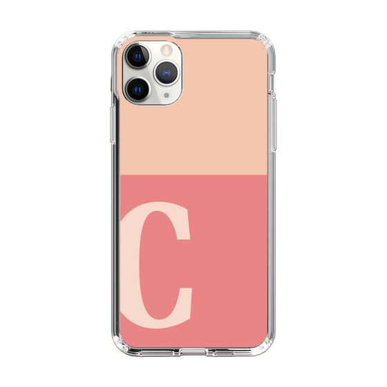 Slim Protection Case［ Original - initial two tone - C pink ］