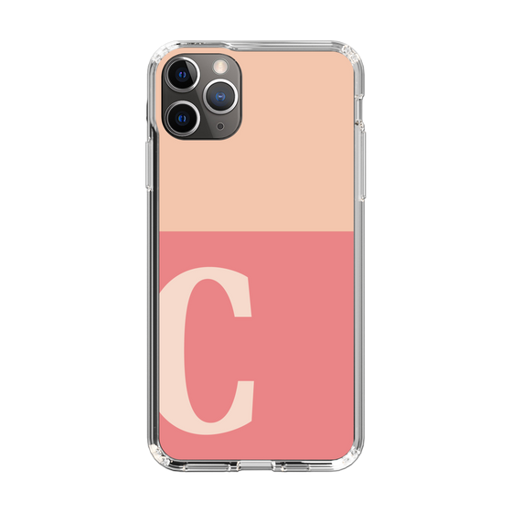 Slim Protection Case［ Original - initial two tone - C pink ］
