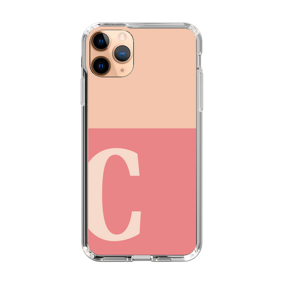 Slim Protection Case［ Original - initial two tone - C pink ］