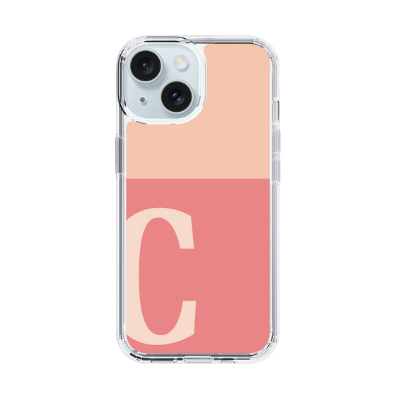 Slim Protection Case［ Original - initial two tone - C pink ］