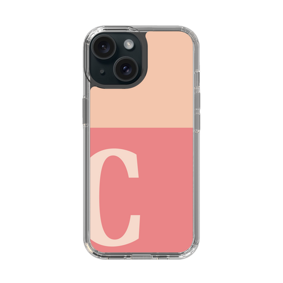 Slim Protection Case［ Original - initial two tone - C pink ］