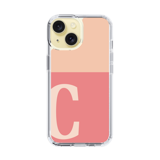 Slim Protection Case［ Original - initial two tone - C pink ］