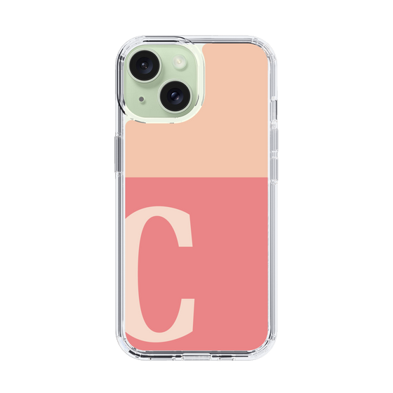 Slim Protection Case［ Original - initial two tone - C pink ］
