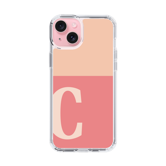 Slim Protection Case［ Original - initial two tone - C pink ］