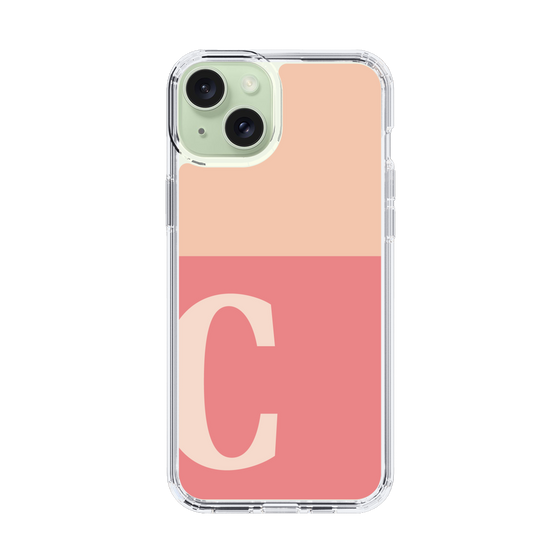 Slim Protection Case［ Original - initial two tone - C pink ］