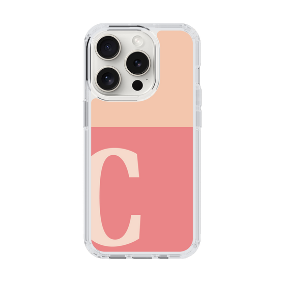 Slim Protection Case［ Original - initial two tone - C pink ］