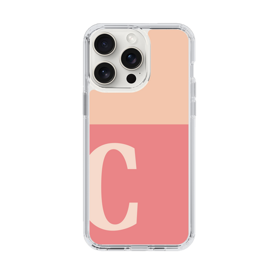 Slim Protection Case［ Original - initial two tone - C pink ］