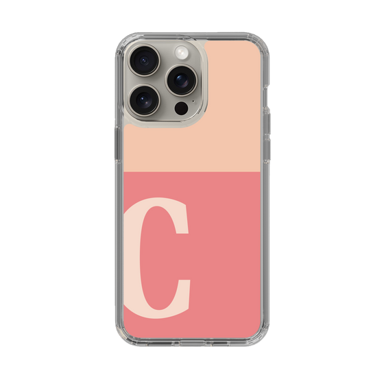 Slim Protection Case［ Original - initial two tone - C pink ］