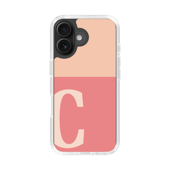 Slim Protection Case［ オリジナル - initial two tone - C pink ］