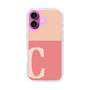 Slim Protection Case［ オリジナル - initial two tone - C pink ］