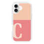 Slim Protection Case［ オリジナル - initial two tone - C pink ］