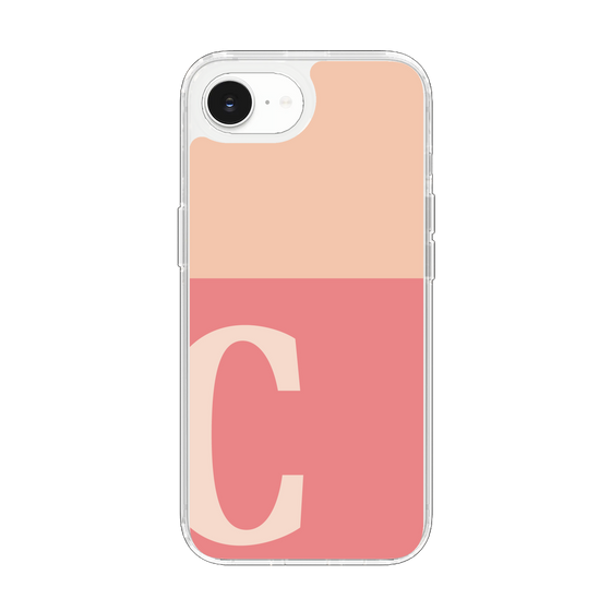 Slim Protection Case［ Original - initial two tone - C pink ］