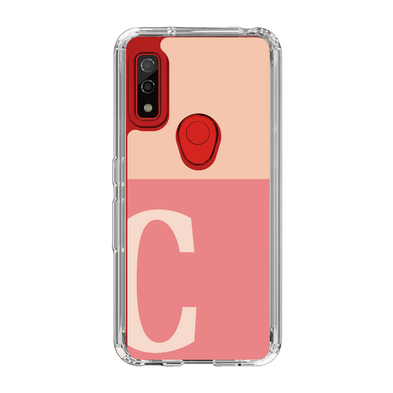 Slim Protection Case［ Original - initial two tone - C pink ］