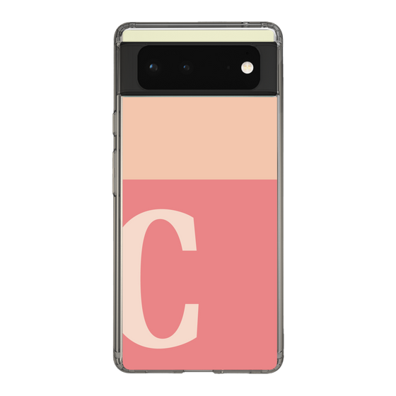 Slim Protection Case［ Original - initial two tone - C pink ］