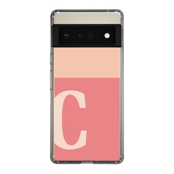 Slim Protection Case［ Original - initial two tone - C pink ］