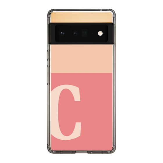 Slim Protection Case［ Original - initial two tone - C pink ］