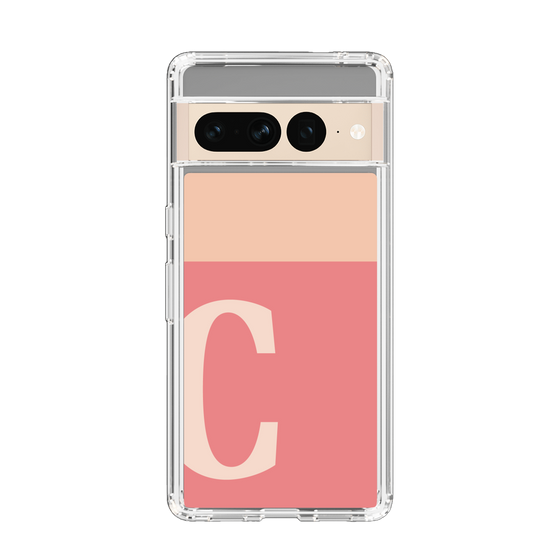 Slim Protection Case［ Original - initial two tone - C pink ］