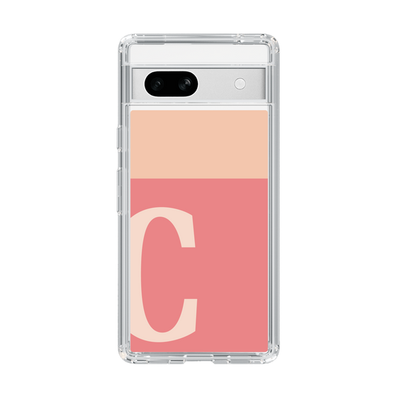 Slim Protection Case［ Original - initial two tone - C pink ］