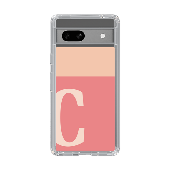 Slim Protection Case［ Original - initial two tone - C pink ］