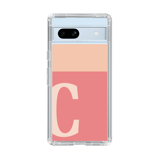 Slim Protection Case［ Original - initial two tone - C pink ］
