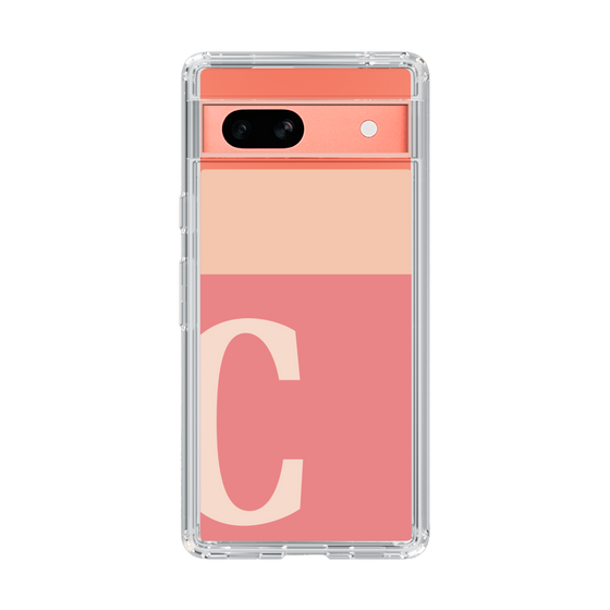Slim Protection Case［ Original - initial two tone - C pink ］