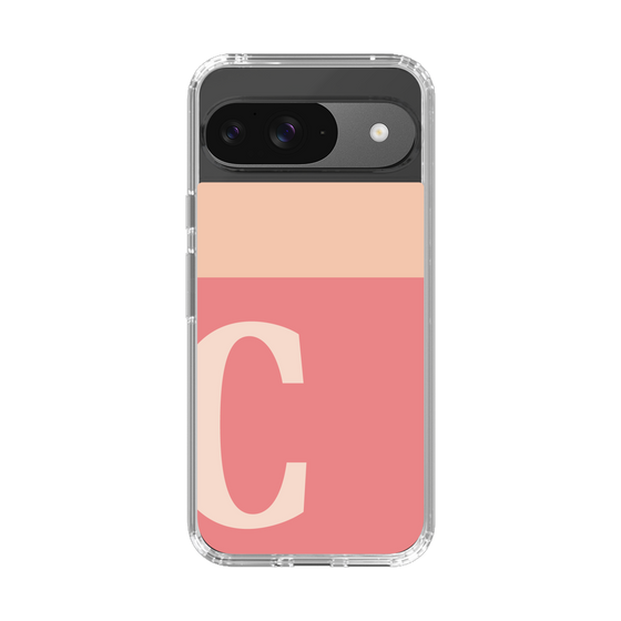 Slim Protection Case［ Original - initial two tone - C pink ］