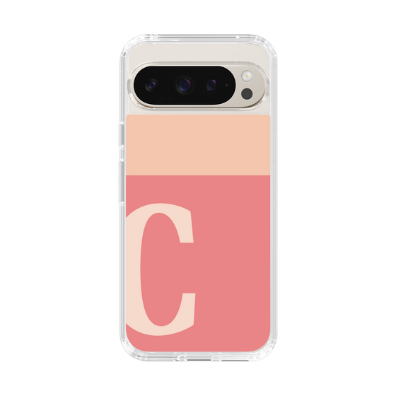 Slim Protection Case［ Original - initial two tone - C pink ］