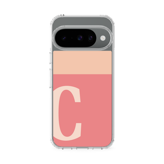 Slim Protection Case［ Original - initial two tone - C pink ］