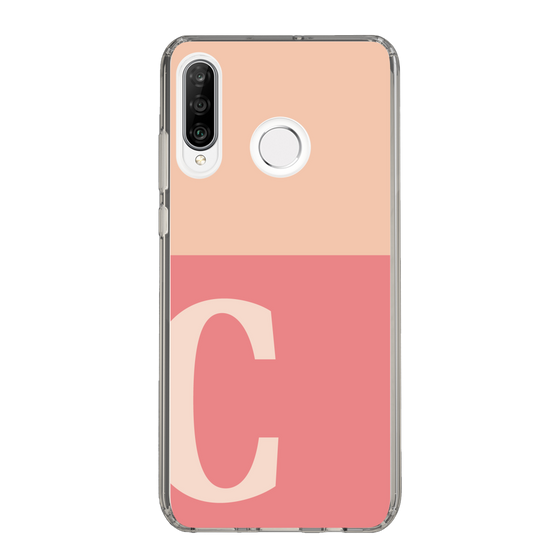 Slim Protection Case［ Original - initial two tone - C pink ］