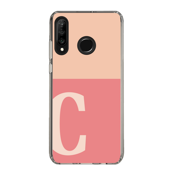 Slim Protection Case［ Original - initial two tone - C pink ］