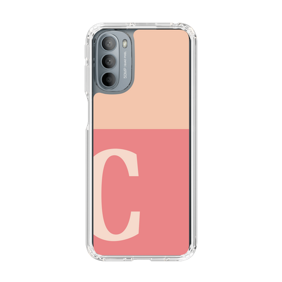Slim Protection Case［ Original - initial two tone - C pink ］