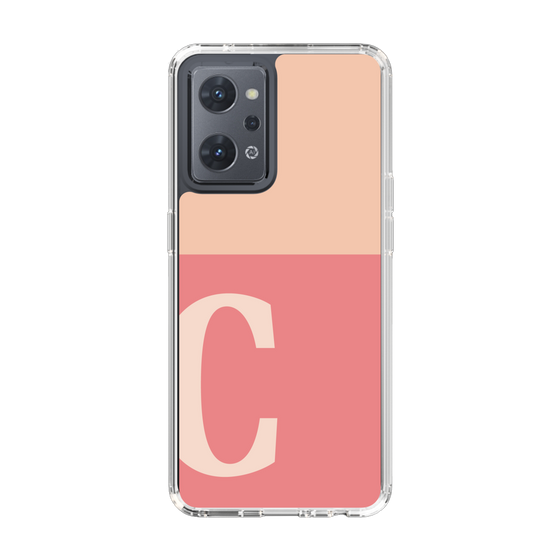 Slim Protection Case［ Original - initial two tone - C pink ］