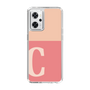 Slim Protection Case［ オリジナル - initial two tone - C pink ］
