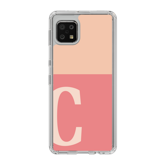 Slim Protection Case［ Original - initial two tone - C pink ］