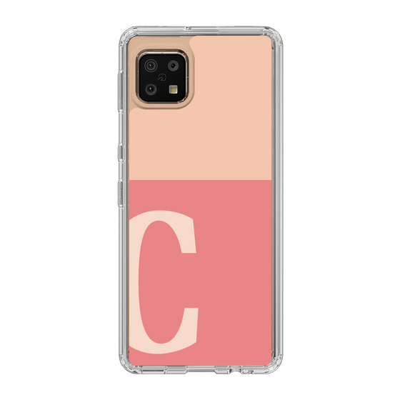 Slim Protection Case［ Original - initial two tone - C pink ］