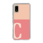 Slim Protection Case［ Original - initial two tone - C pink ］