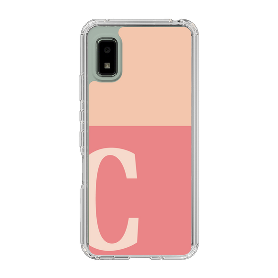 Slim Protection Case［ Original - initial two tone - C pink ］