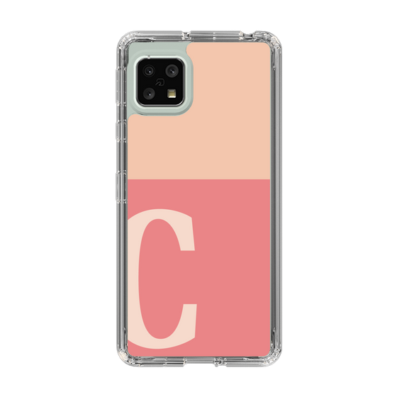 Slim Protection Case［ Original - initial two tone - C pink ］