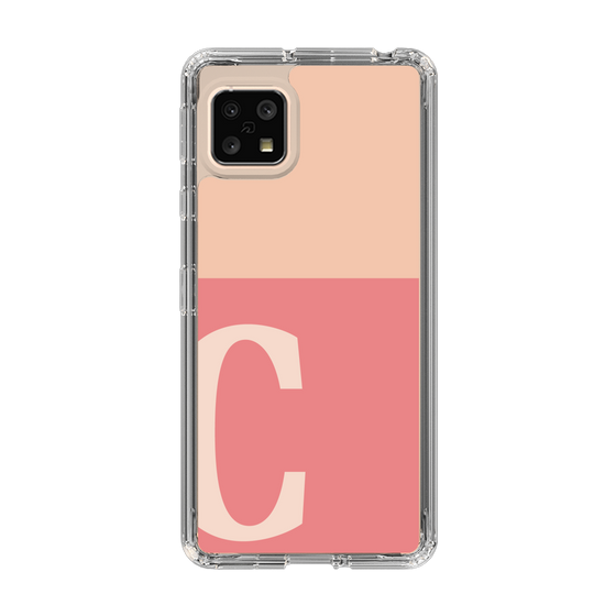 Slim Protection Case［ Original - initial two tone - C pink ］