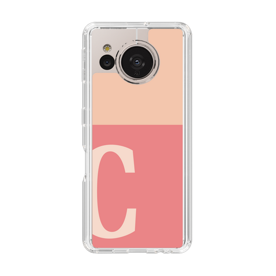 Slim Protection Case［ Original - initial two tone - C pink ］