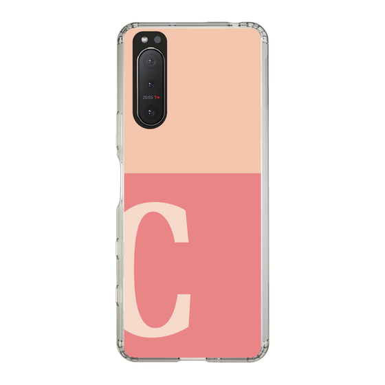 Slim Protection Case［ Original - initial two tone - C pink ］