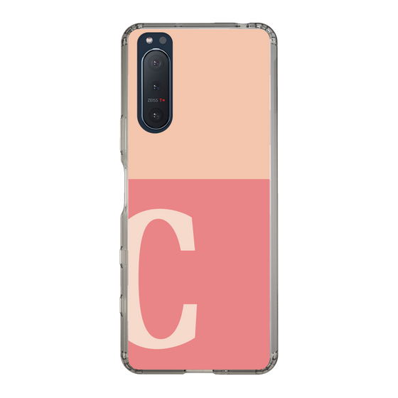 Slim Protection Case［ Original - initial two tone - C pink ］